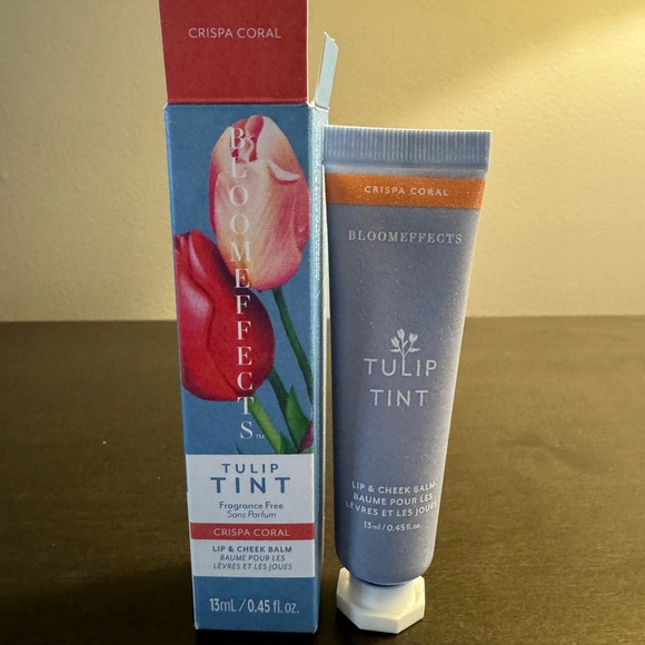 Bloom effects Tulip Tint Lip Cheek Balm Crisp Coral 13 ml .45 fl oz NIB - Picture 1 of 4